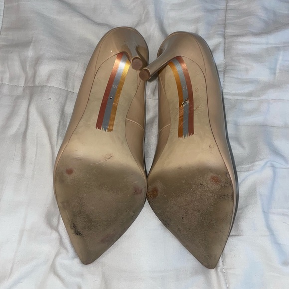 Sam Edelman Women's Danna Pointed Toe High-Heel Pumps Nude/Beige - Picture 7 of 7